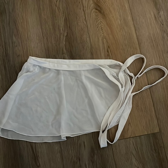 White Mesh Ballet Skirt - Picture 1 of 1
